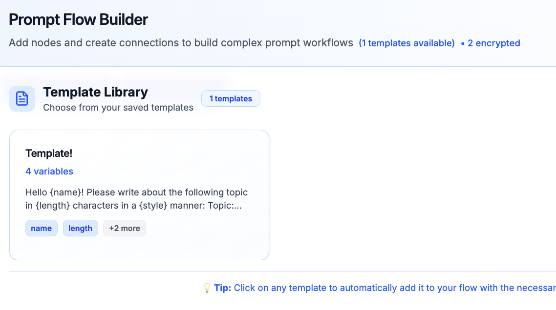 Flow Builder Interface Screenshot